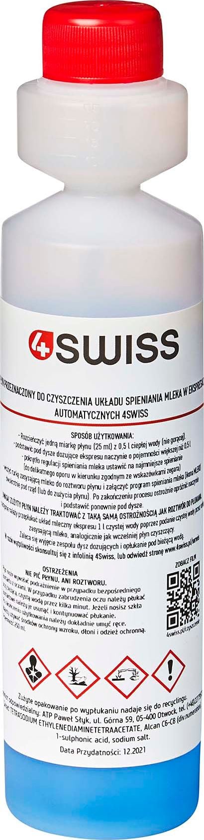 Liquid for cleaning milk system of milk track of coffee maker 4Swiss