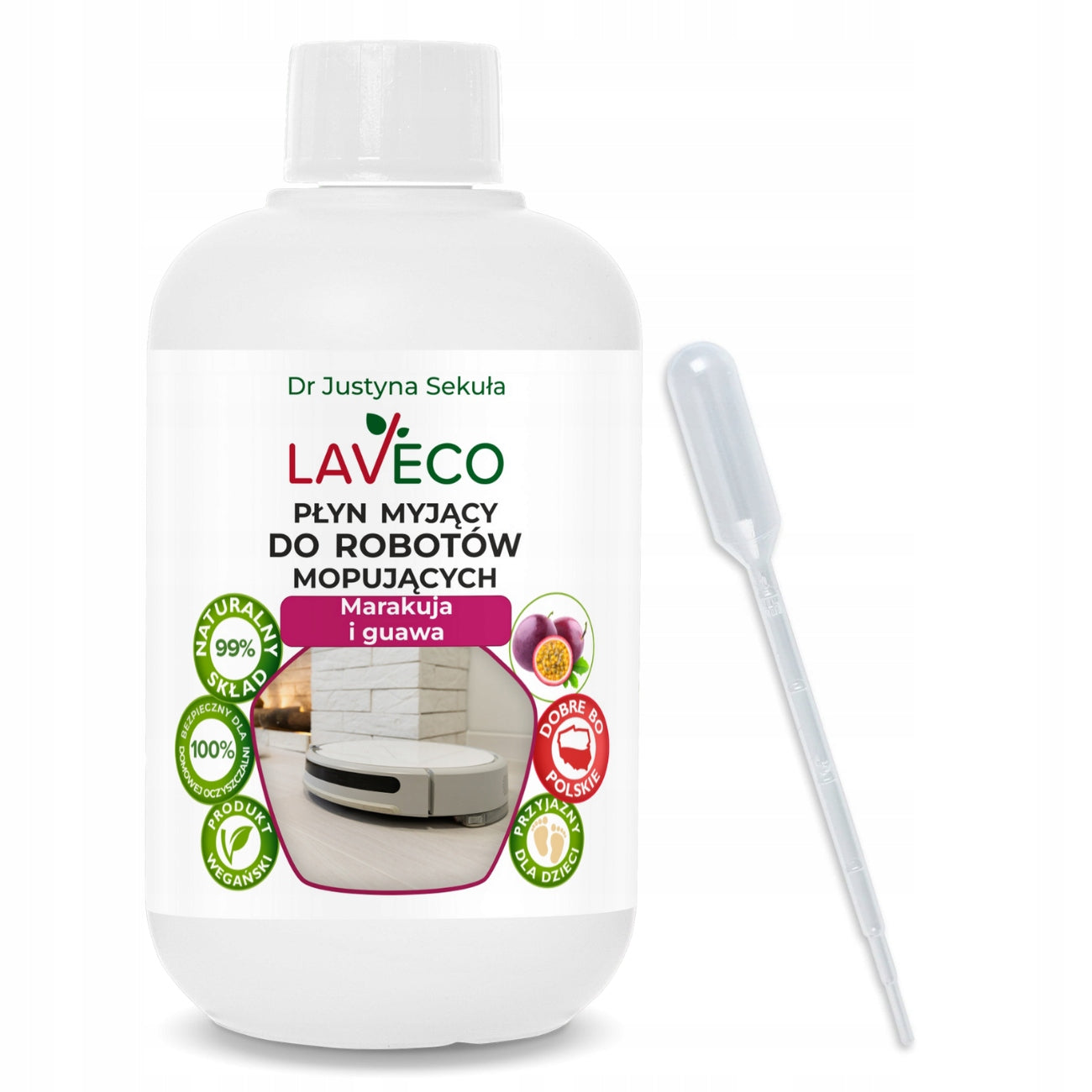 Liquid for mopping robots and washing vacuum cleaners LAVECO - natural composition