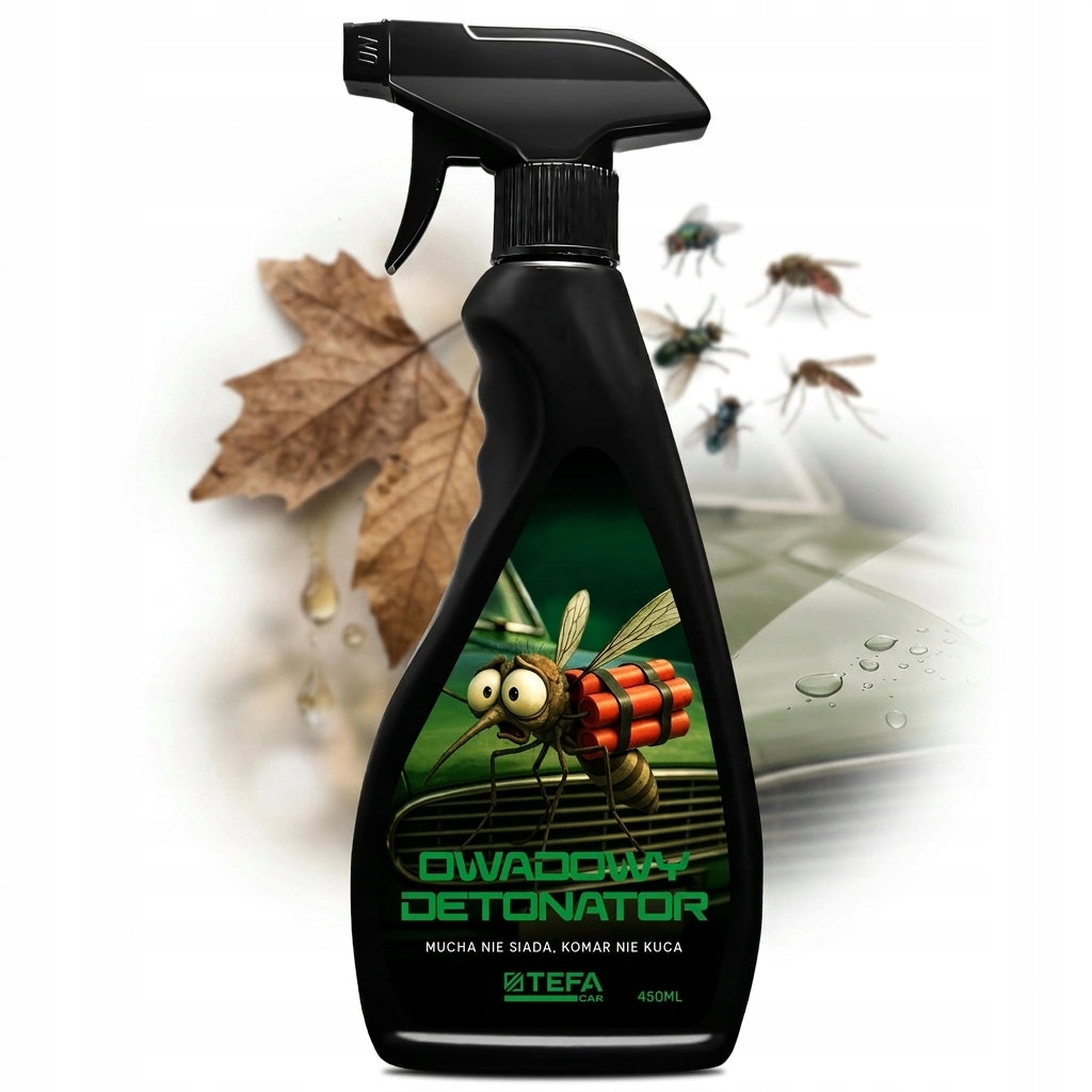 Liquid for removing sediment insects from car windows and bumpers TEFA Insect detonator