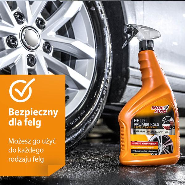 Liquid for rims- Blood Wheel Moje Auto 750 ml Manufacturer's catalog number 19-601