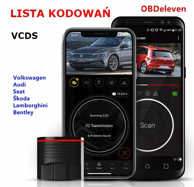 List of encodings for OBD eleven 11 VCDS Encoding VAG TESTER INTEJFERS OBD2