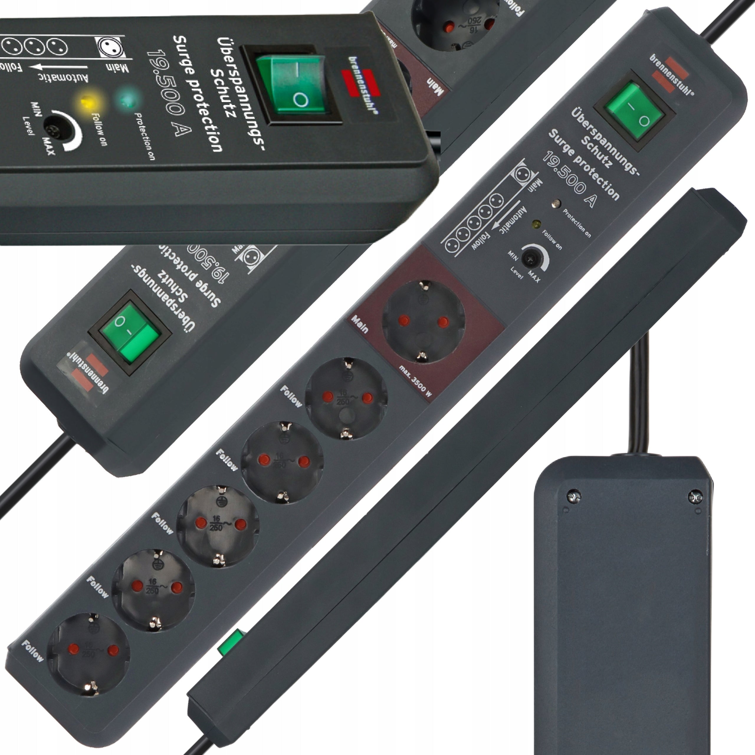 Verlängerung Brennenstuhl Secure-Tec 3 m 