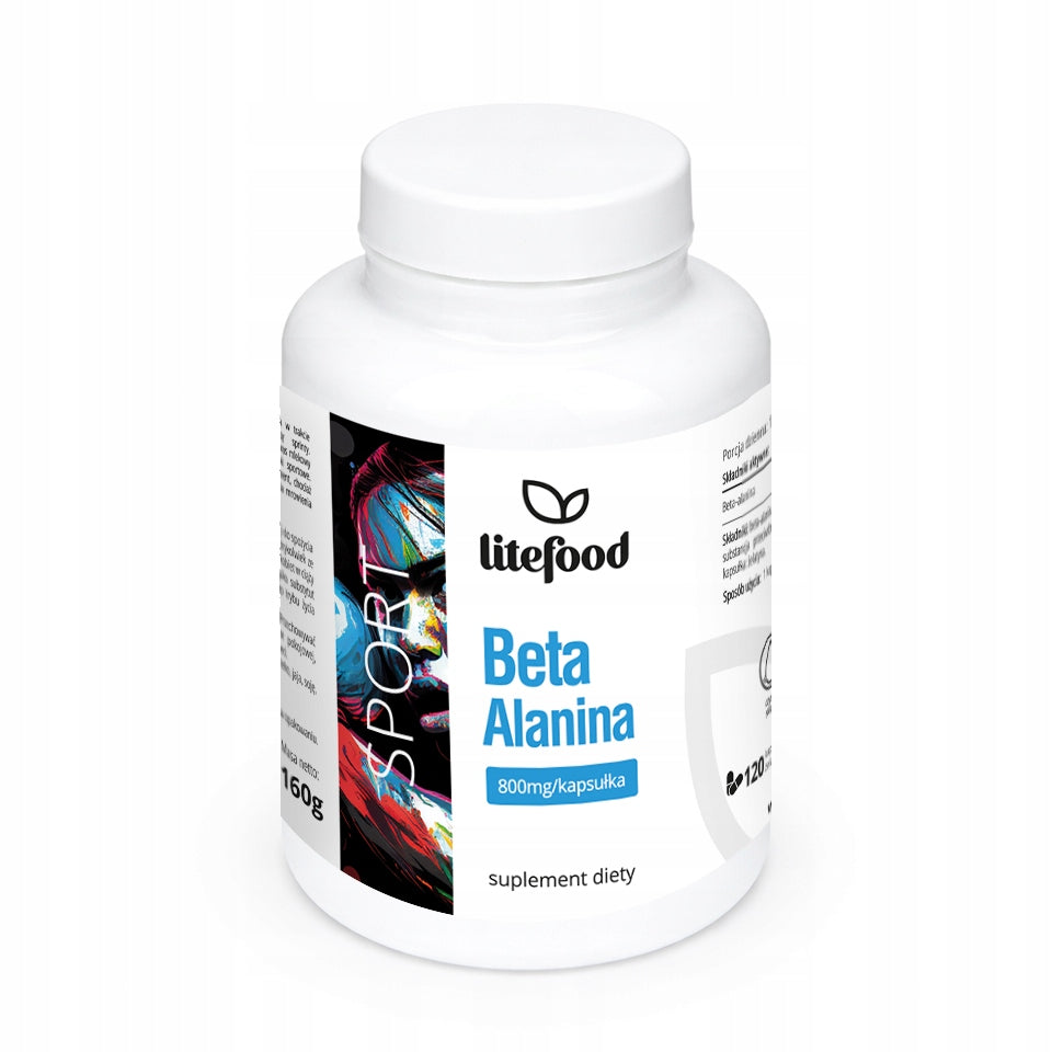 LiteFOOD - Beta Alanine 800mg - 120 kaps