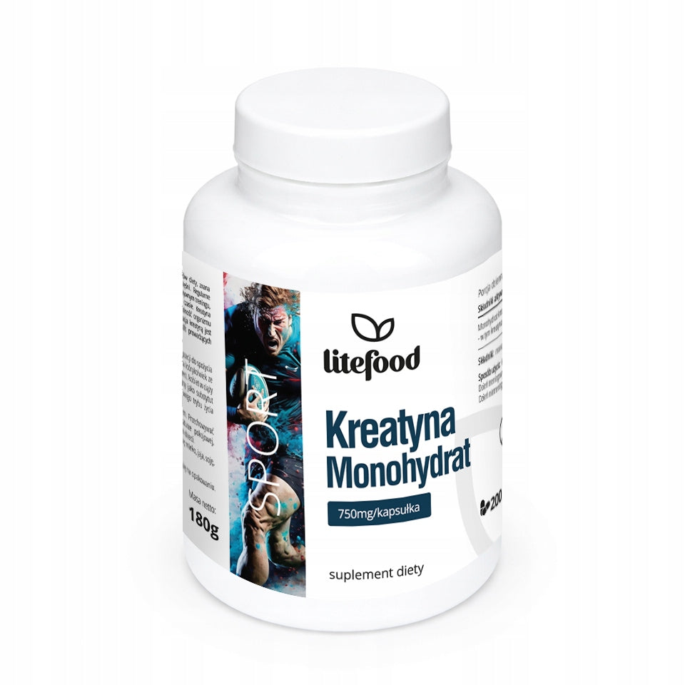 LiteFOOD - Creatine Monohydrate - 200 kaps