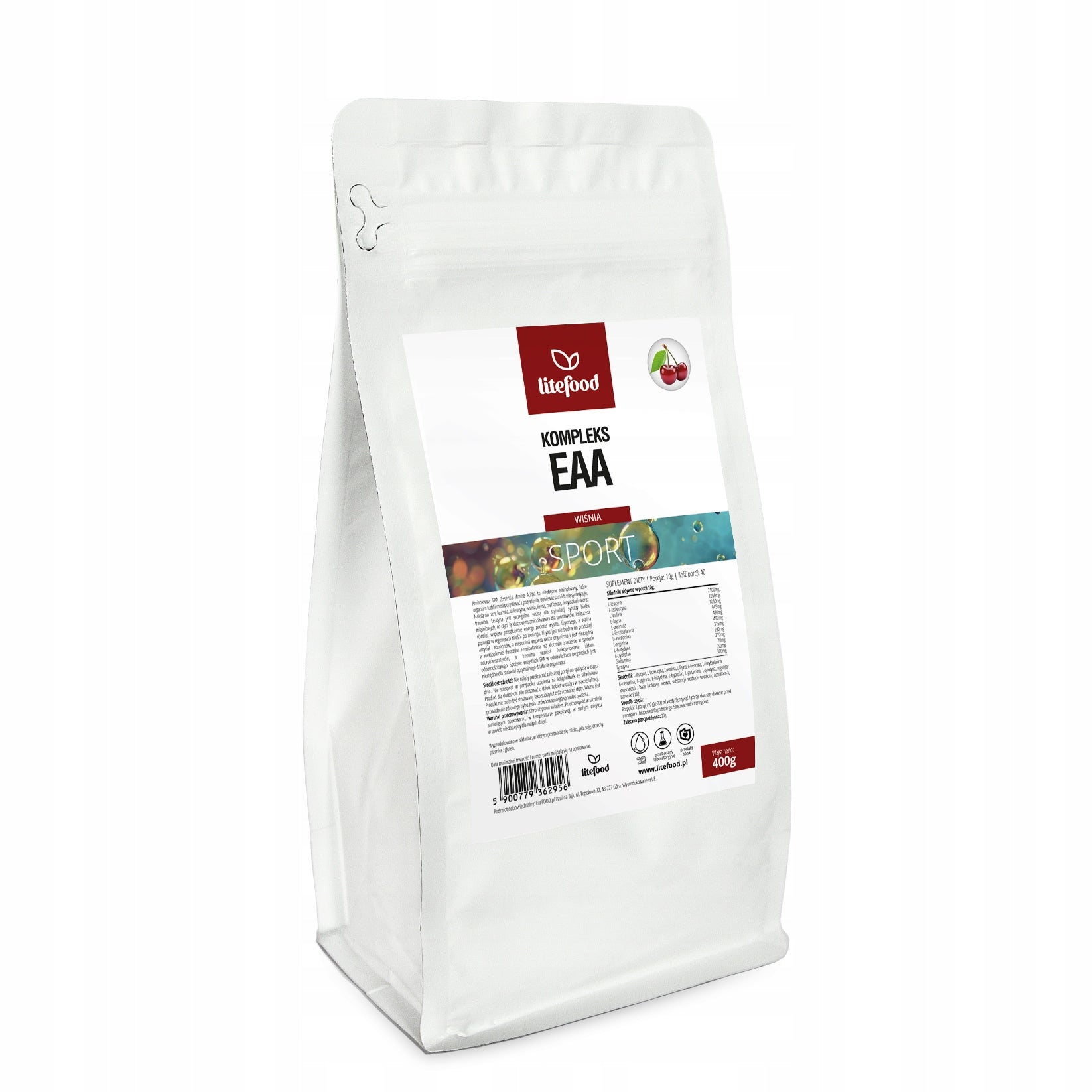 LiteFOOD - EAA Complex - Amino acids - 400g - Cherry
