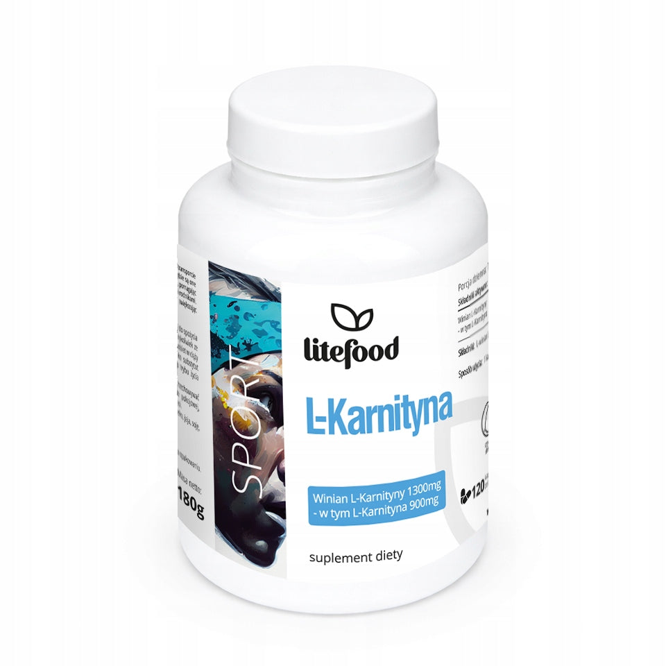 LiteFOOD - L-Carnitine 1300mg - 120 kaps