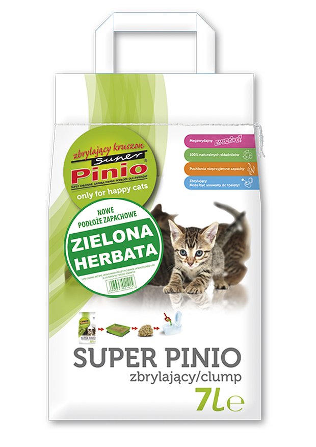 Litter Benek Pinio Crush Green Tea 4x7L Manufacturer code 8595