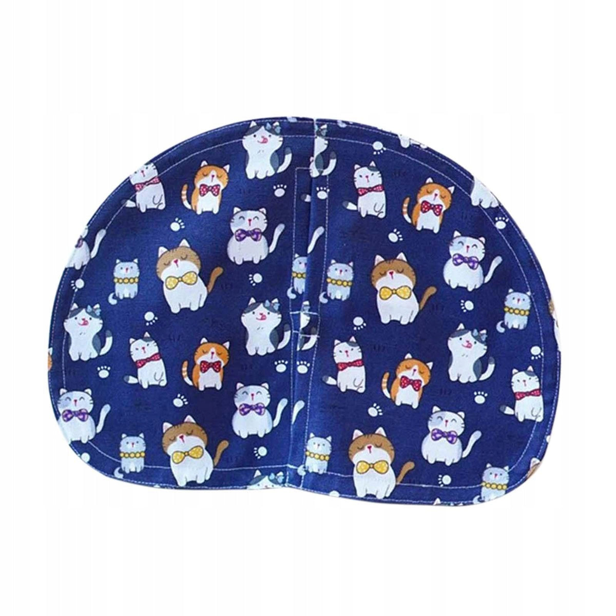 Litter Box Curtain Semi Circular Shape Easy to Install Utility Big Cat Blue Packaging status original