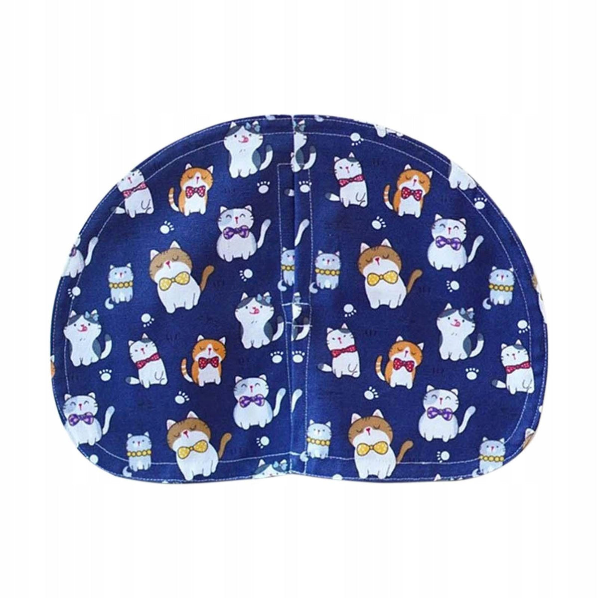 Litter Box Curtain Utility Easy to Install Convenient Access Big Cat Blue Packaging status original