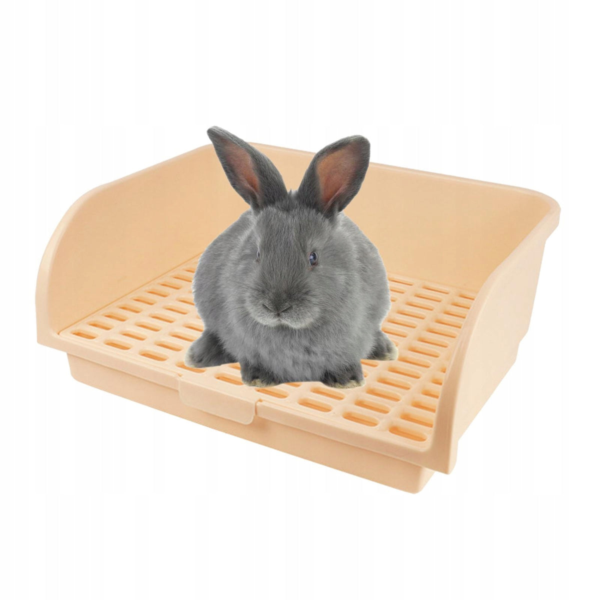 Litter Box Toilet, Plastic Cage Box Potty Trainer Corner Litter Beige Manufacturer code Bsinlin-64035671