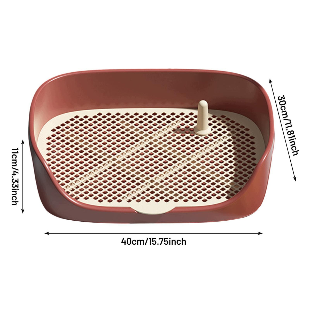 Litter Tray Toilet for Dogs Potty Tray Training Indoor Pets Trainer Red S Manufacturer code 03164061892