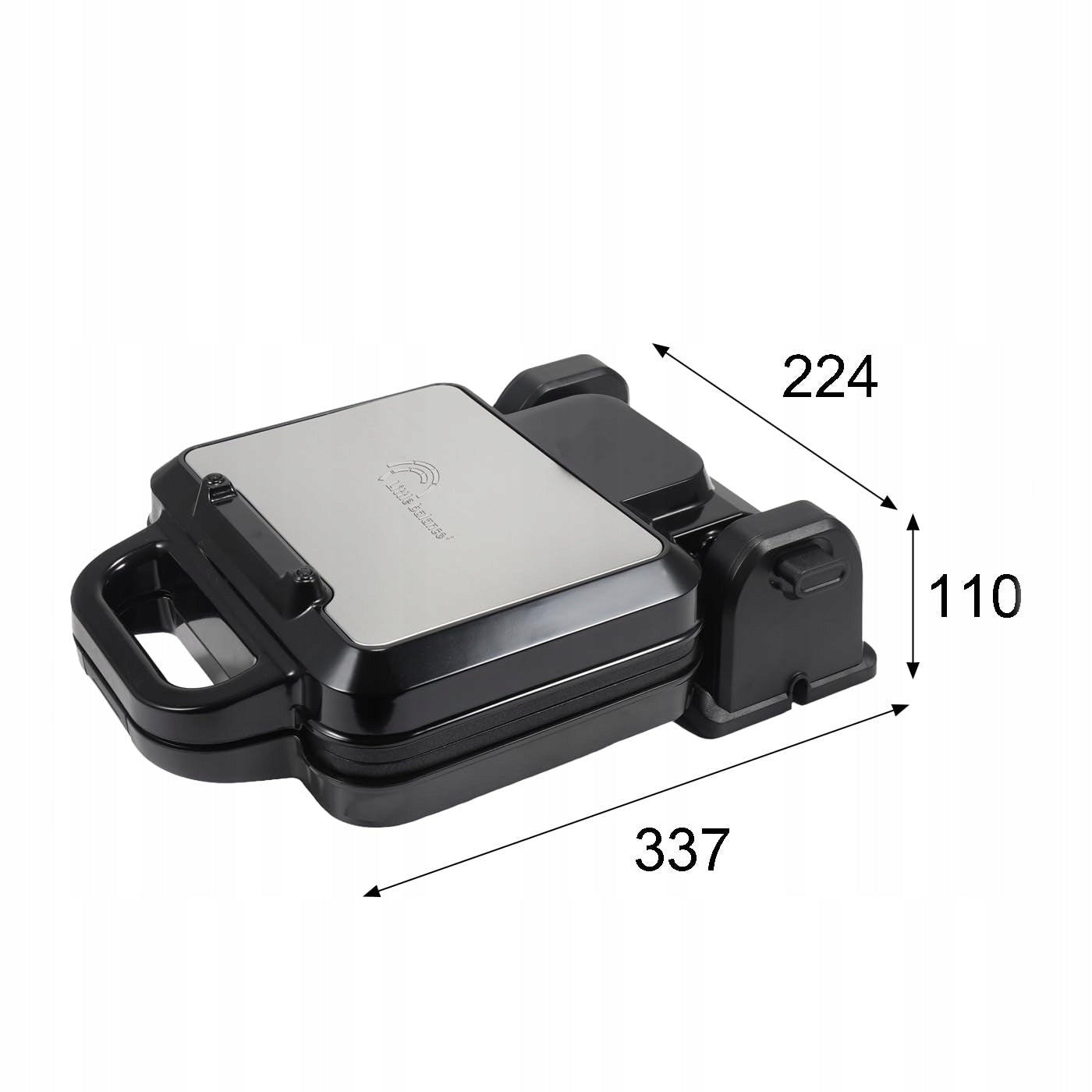 Little Balance 1200W rotary waffle iron without PFAS Packaging status original