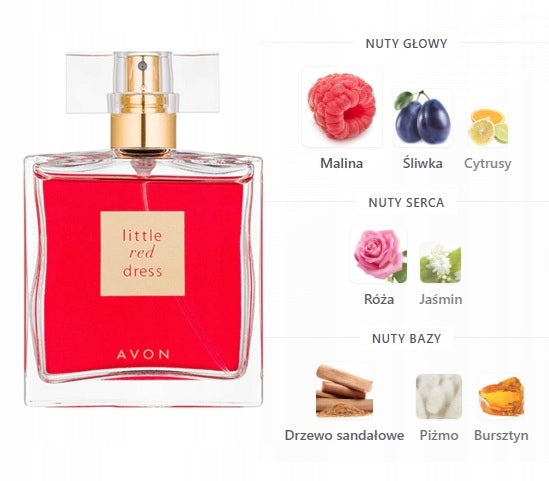 Little Black Dress Red Eau de Parfum Avon Packaging status original