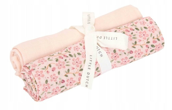 Little Dutch Muslin swaddles 70x70 cm Fairy Floral & Blossom 2 pcs