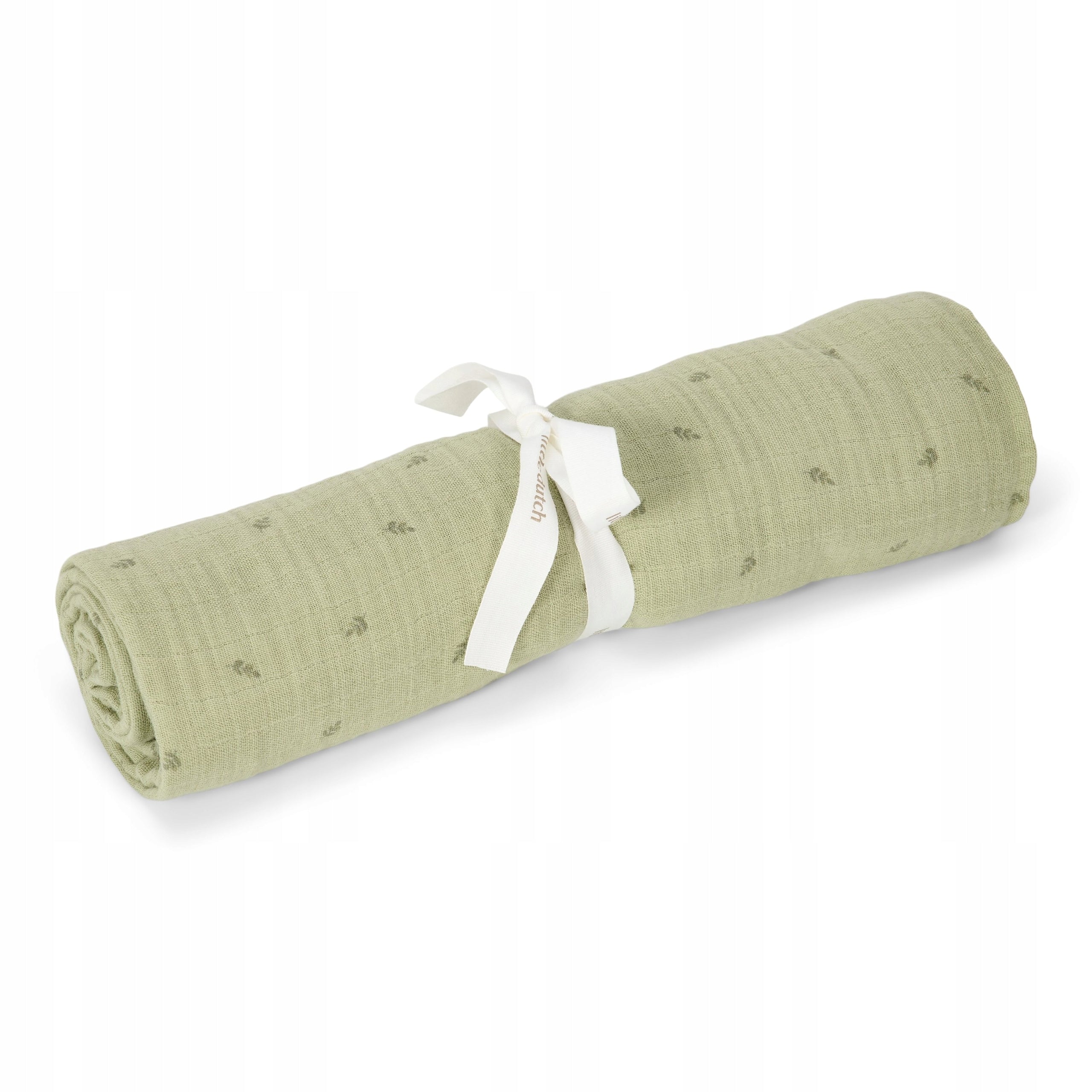 Little Dutch: muslin swaddle 120 x 120 cm Pure Sage