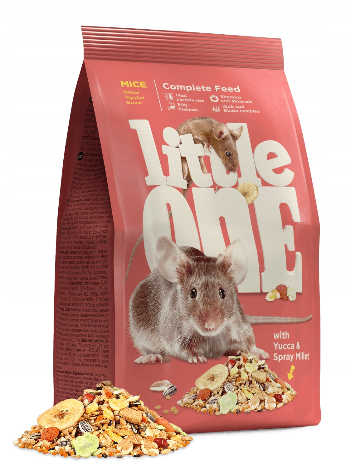 Little One Mouse Food 400g Packaging status original