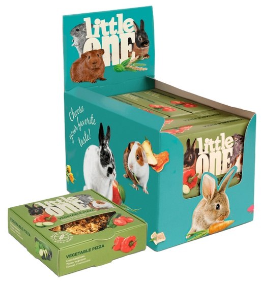 Little One Vegetable Pizza 55g Packaging status original