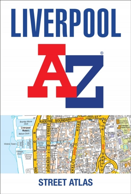 Liverpool AZ Street Atlas 8. überarbeitete Ausgabe 