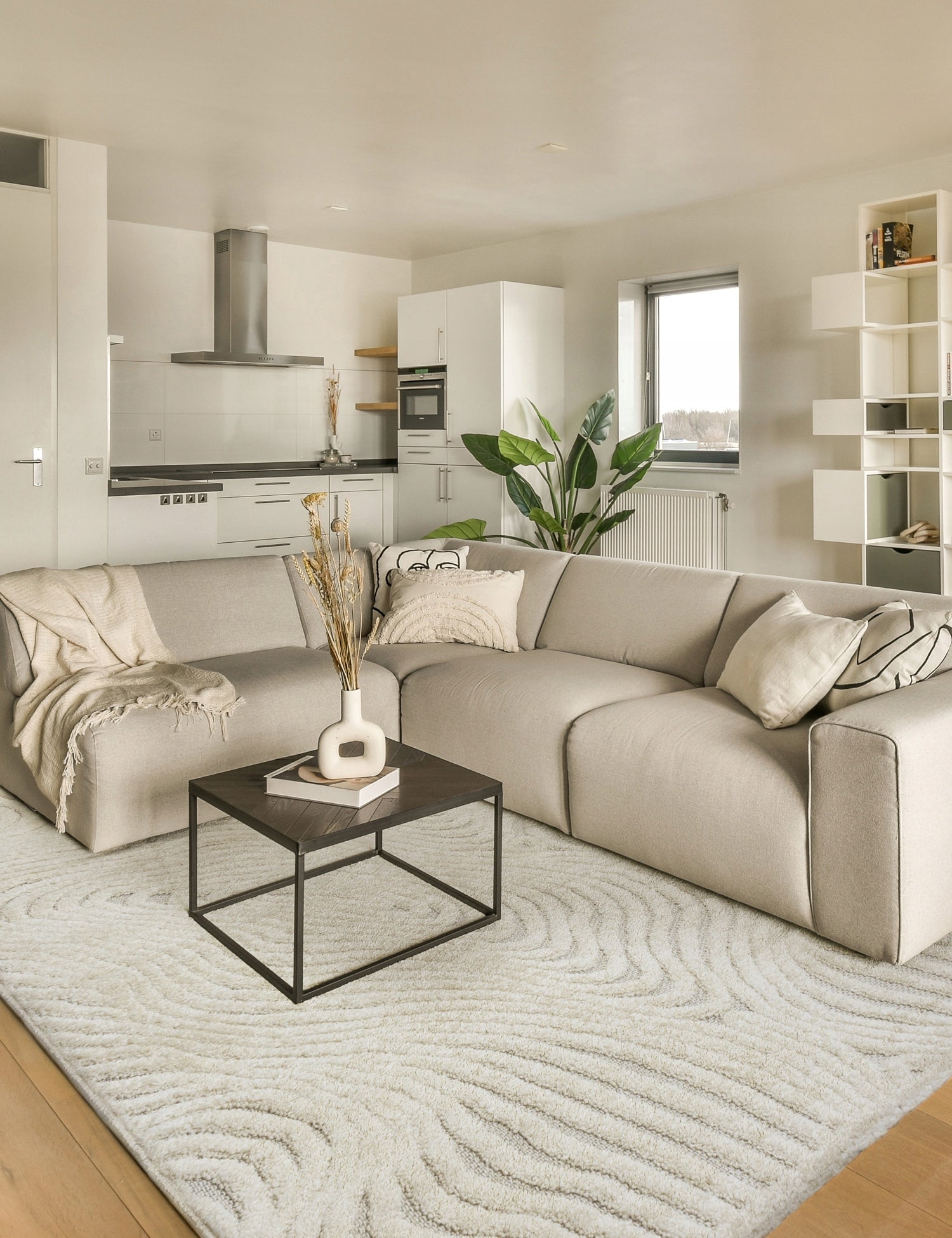 Living Room Rug 160x230cm Large Soft Modern Two-Tier Structural Manufacturer code 508711