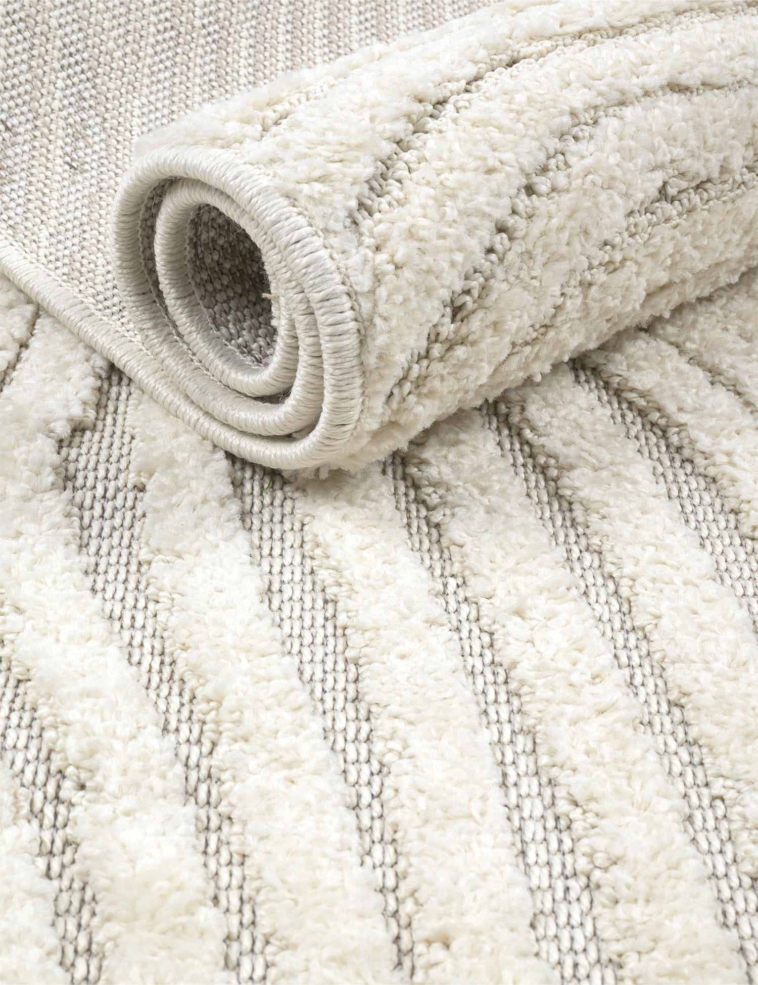 Living Room Rug 160x230cm Large Soft Modern Two-Tier Structural Thickness 15 mm