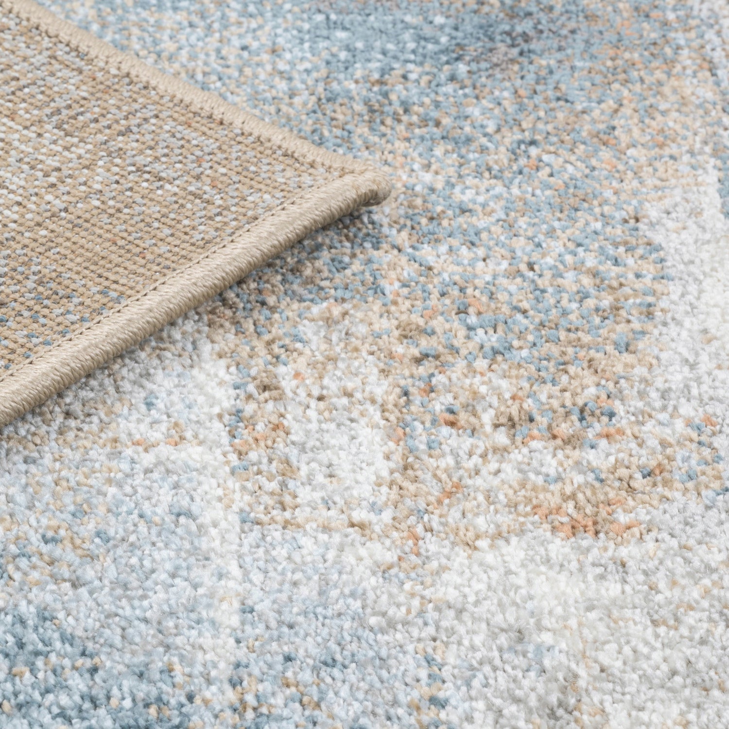 Living Room Rug Modern 160x230cm Thick Meaty Rug Concrete LOFT Color beige