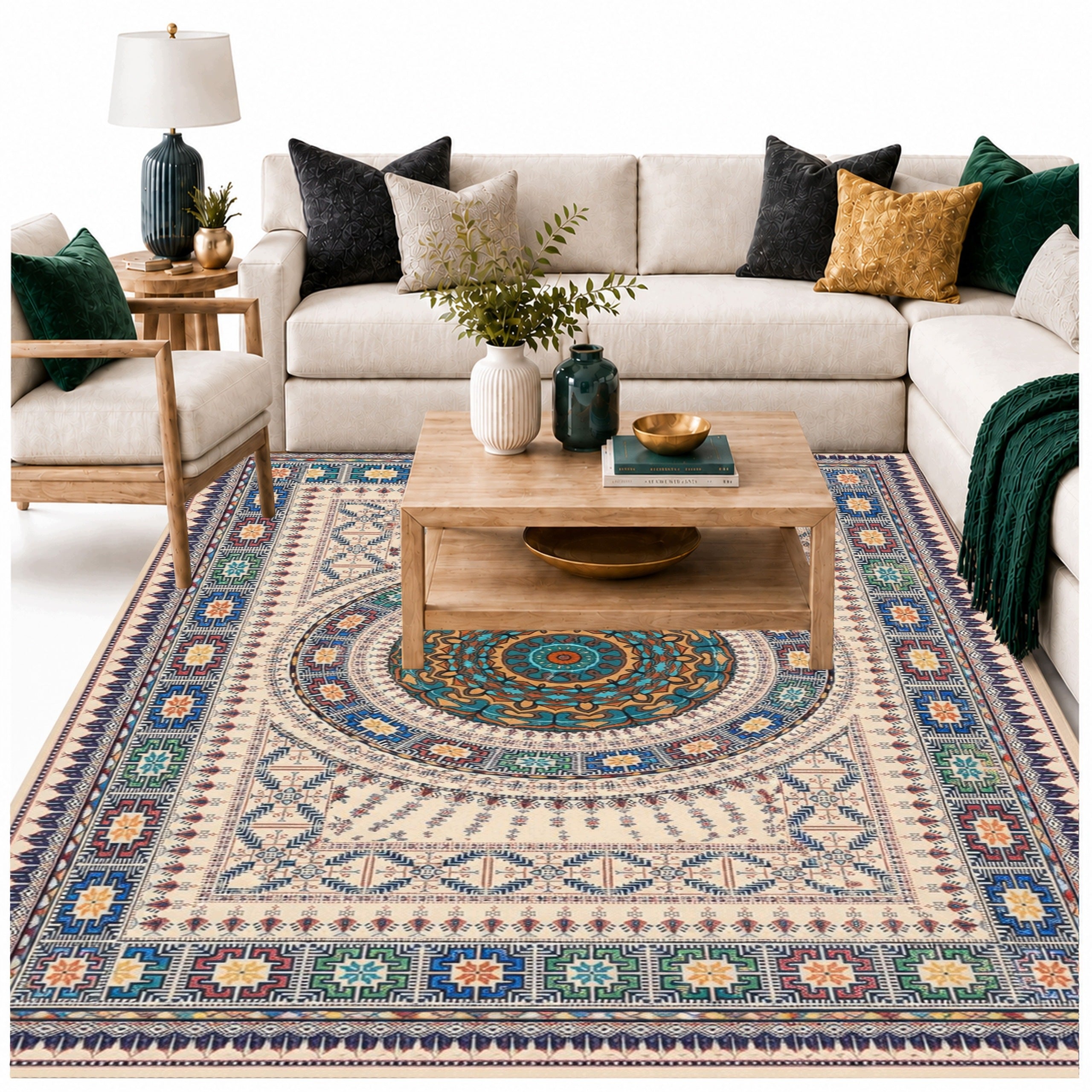 Living room rug 160x220 modern NOVO Oriental non-slip soft