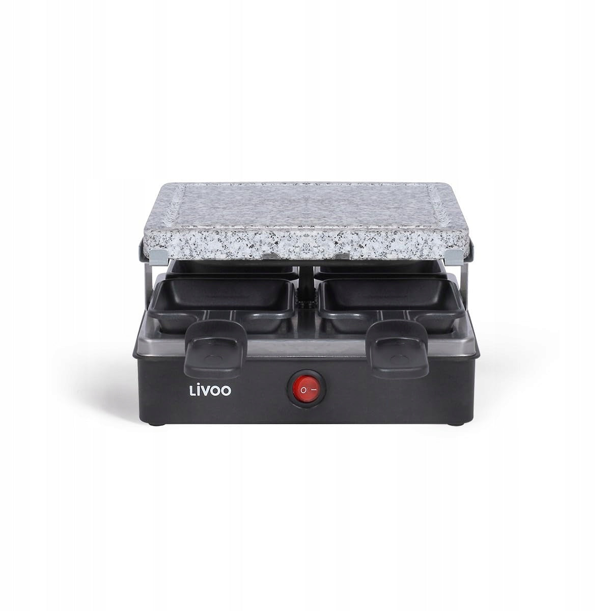 Livoo Raclette DOC242 600W 4 people black/stone granite