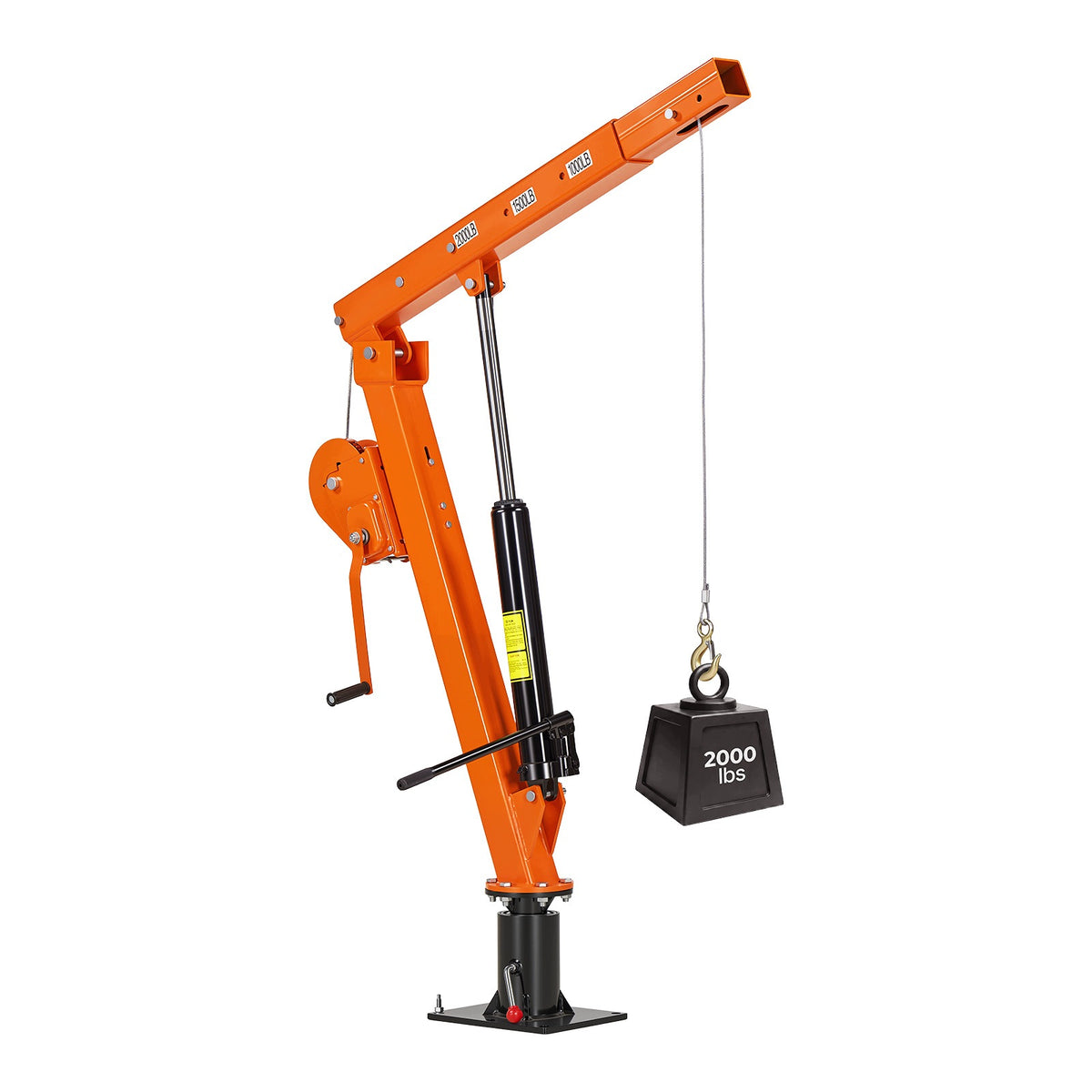 Load capacity 907,2KG Workshop Crane With Telescopic Boom