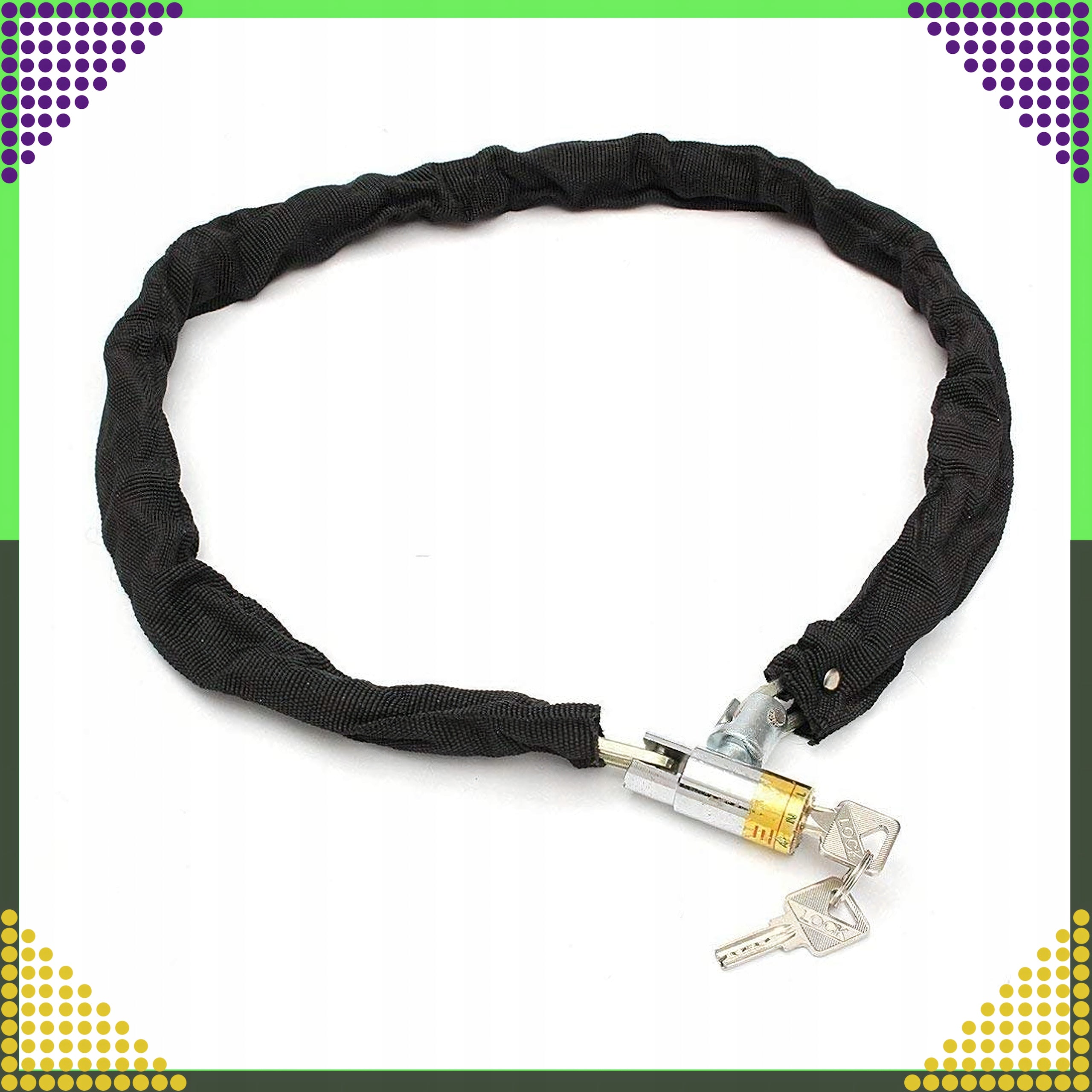 Lock for Motorcycle Bike SCOOTER QUADA Security 125cm Manufacturer code 5906301406075