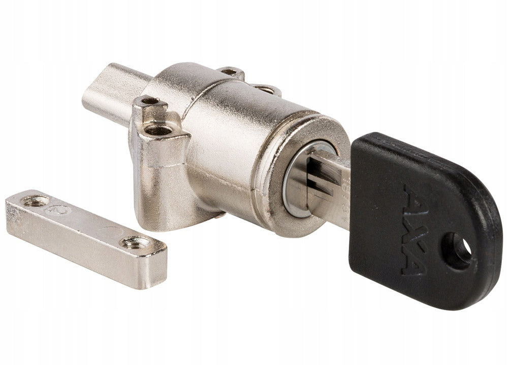 Lock for fixing batteries in the frame BOSCH PowerTube system AXA 1 key