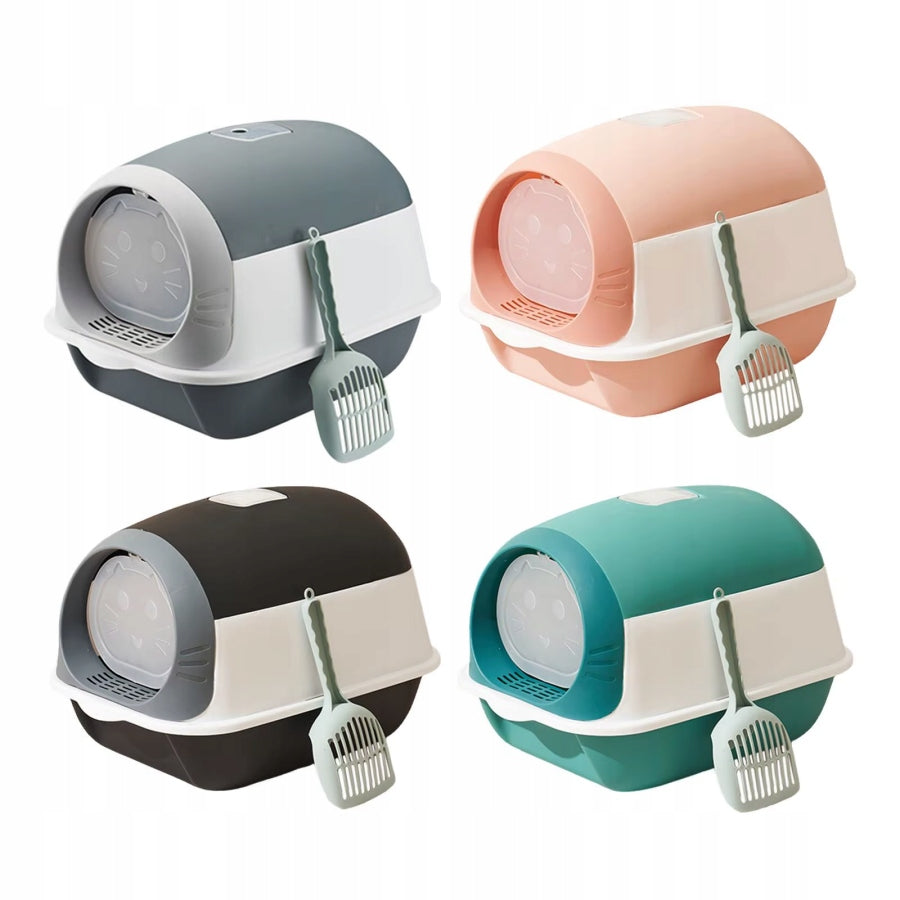 Lockable Cat Cuvette with Doors – 50x36x35cm, Easy to Clean Length 50 cm