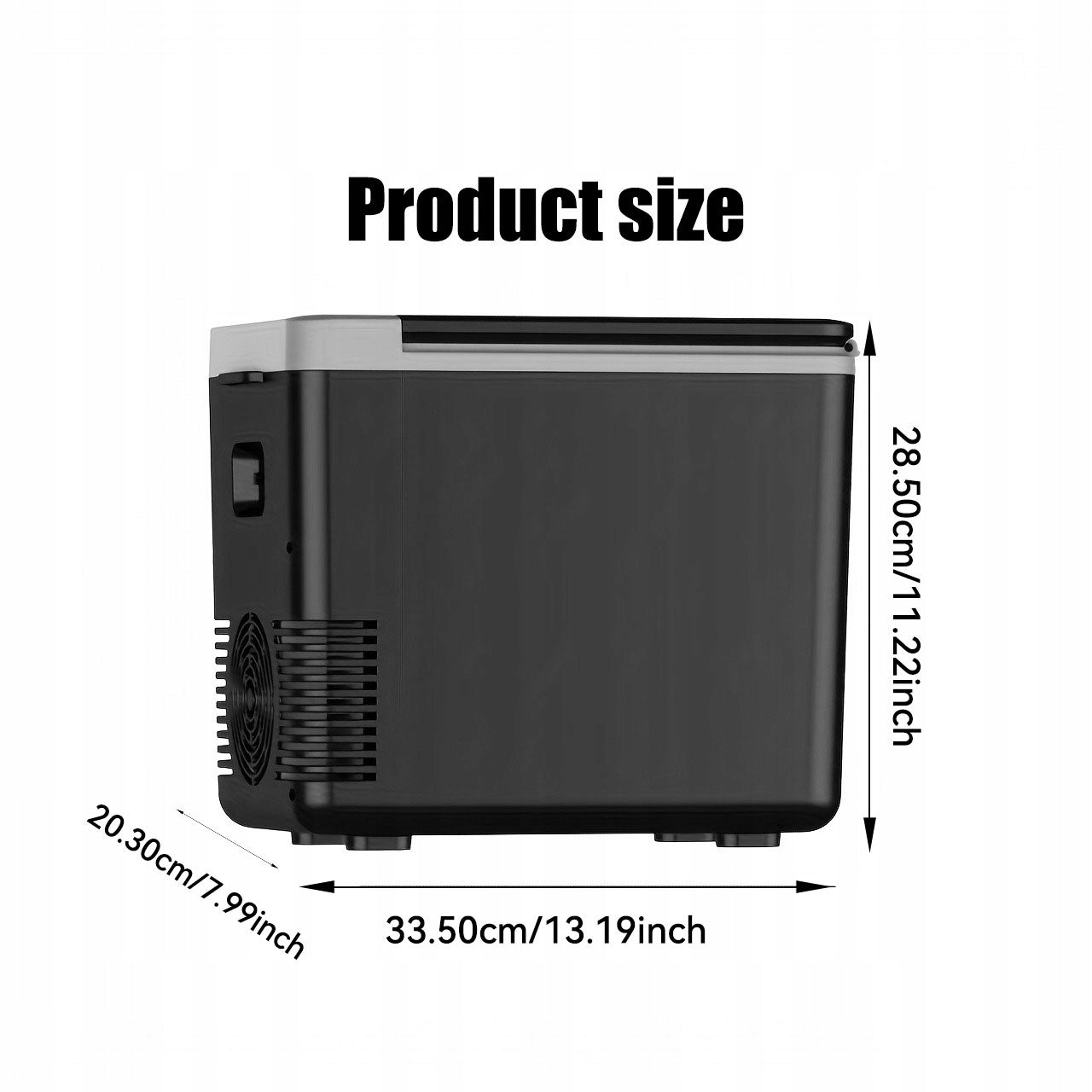 Lodówka samochodowa turystyczna 10L grzanie chłodzenie 12/230V cicha Packaging status original