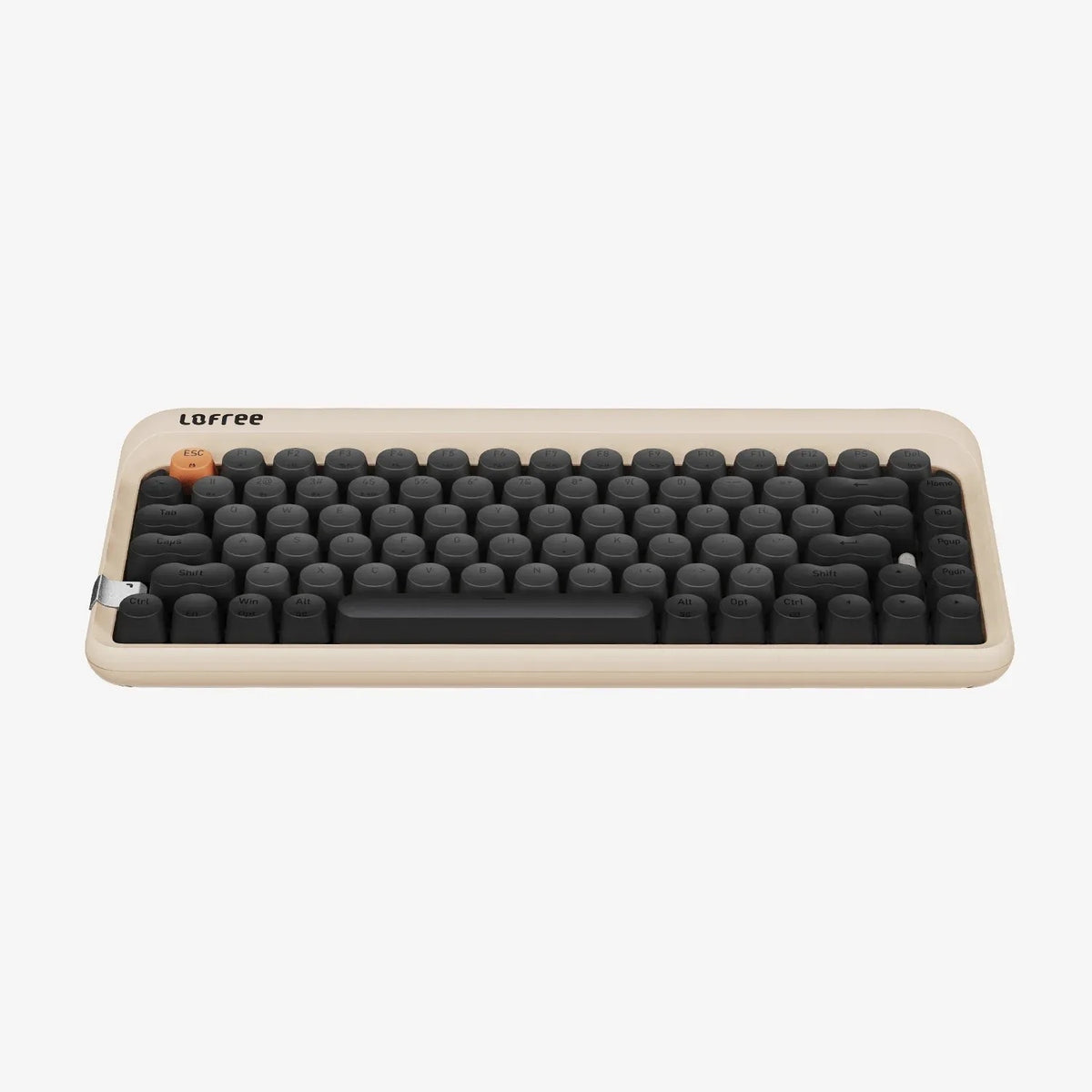 Lofree 1970s Wireless Mechanical Keyboard 2.4GHz Retro Milk Shake Packaging status original