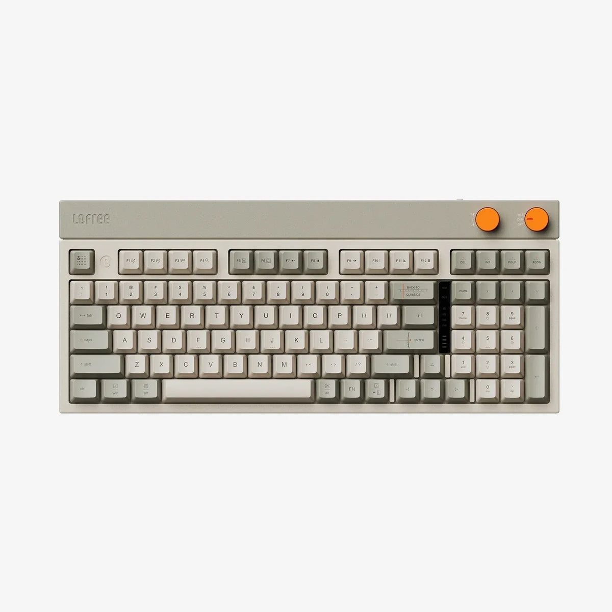 Lofree Wireless Mechanical Keyboard Retro Block Bluetooth / 2.4GHz Manufacturer no brand