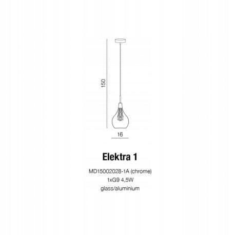Azzardo pakabinamas šviestuvas AZ1687 Elektra 1