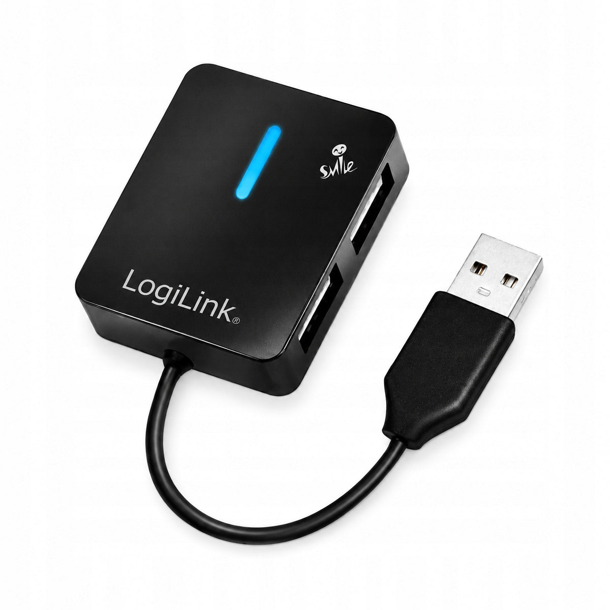 LogiLink USB Hub 2.0 4 Ports USB LED Splitter Plug&Play