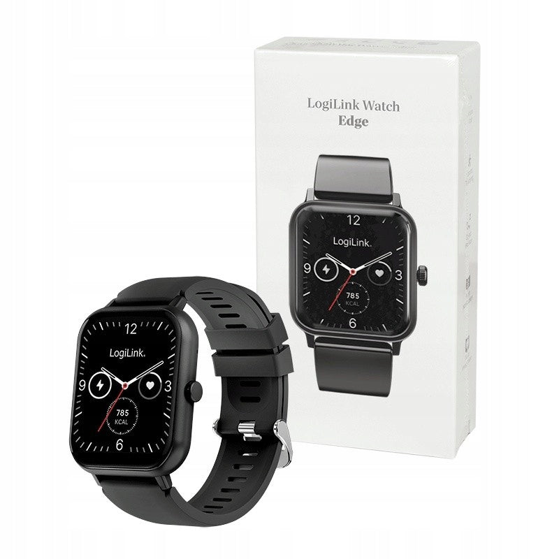 Logilink Edge SW0001B Smartwatch LCD BT5.2 IP68 Black