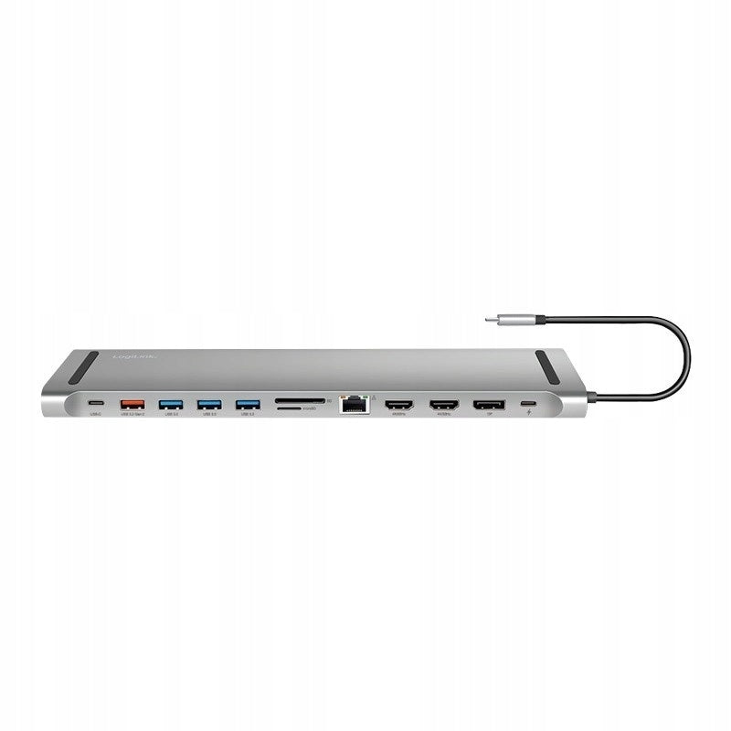 Logilink USB 3.2 Docking Station, USB-C, 12 Ports, PD