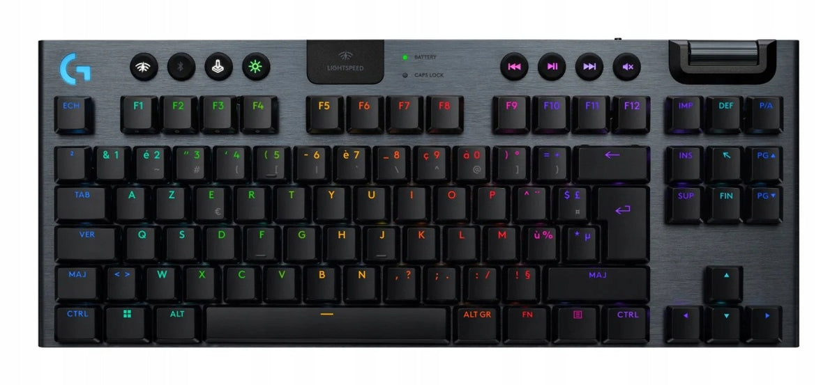 Logitech G G915 X LIGHTSPEED Gaming Keyboard USB + RF Wireless + Blu...