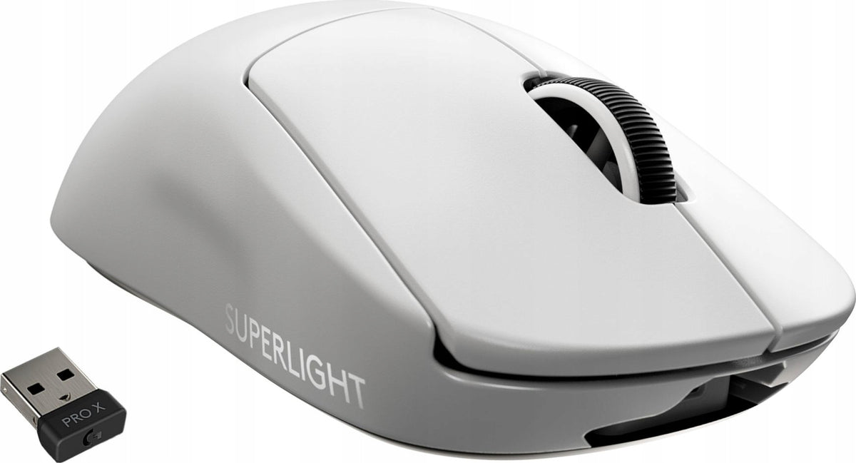 Logitech G Pro X Superlight Wireless Mouse White Gaming Lightweight Interface USB (Radio 2.4 GHz)