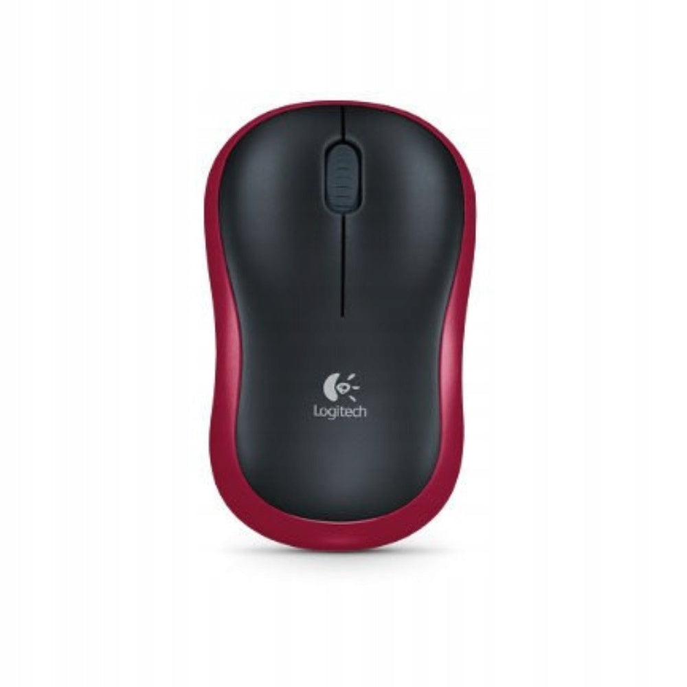 Logitech M185 Wireless mouse, red/black Manufacturer code 910-002240