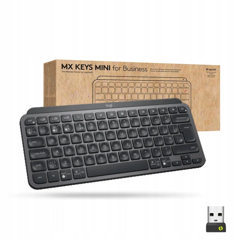 Logitech MX Keys Mini for Business klávesnice RF Wireless + Bluetooth ... Manufacturer Logitech G