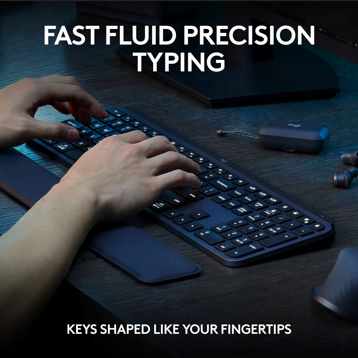 Logitech MX Keys S COMBO - Performance Wireless Keyboard and Mouse with Mouse resolution 4000 dpi