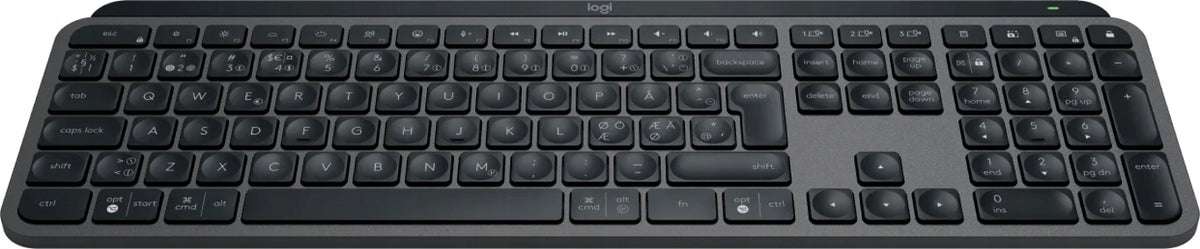 Logitech MX Keys S RF Wireless Keyboard + Bluetooth QWERTY Danish, F... Packaging status original