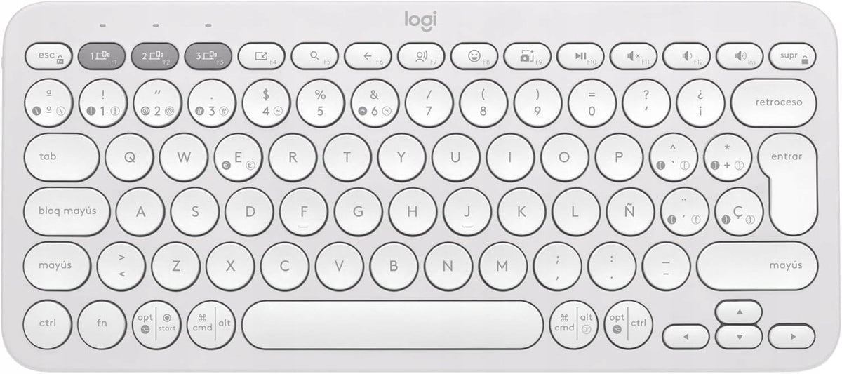 Logitech Pebble Keys 2 K380s keyboard QWERTY SpanishQWERTY Spanish Manufacturer Logitech