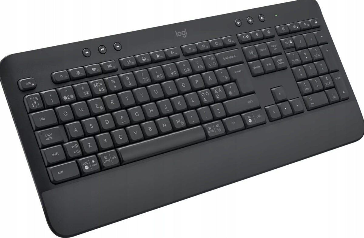 Logitech Signature K650 Keyboard Office Bluetooth QWERTY Danish, Finnish Manufacturer code 5099206105669