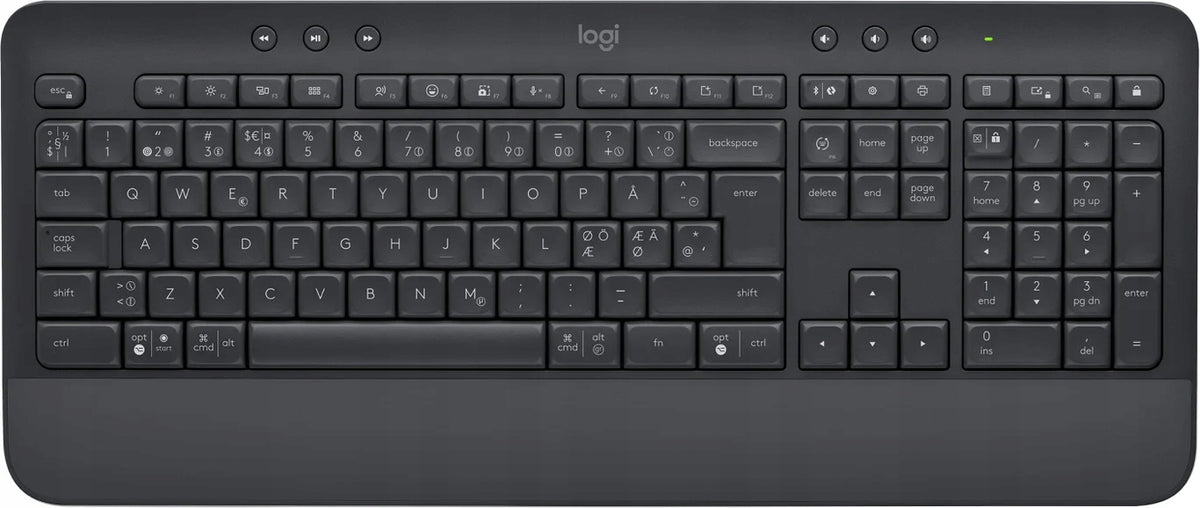 Logitech Signature K650 Keyboard Office Bluetooth QWERTY Danish, Finnish