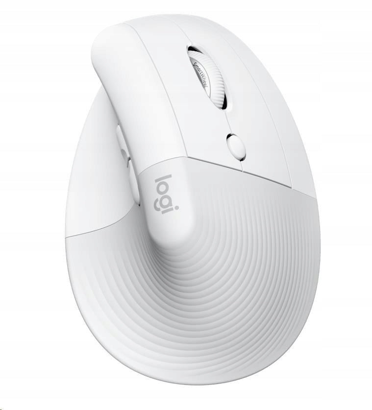 Logitech bezdrátová ergonomická myš Lift Vertical for Business - bílá