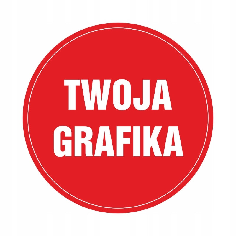 Logo Stickers 160 Pcs | Advertising Labels | Your Print | Premium Manufacturer code Naklejka 50x50mm