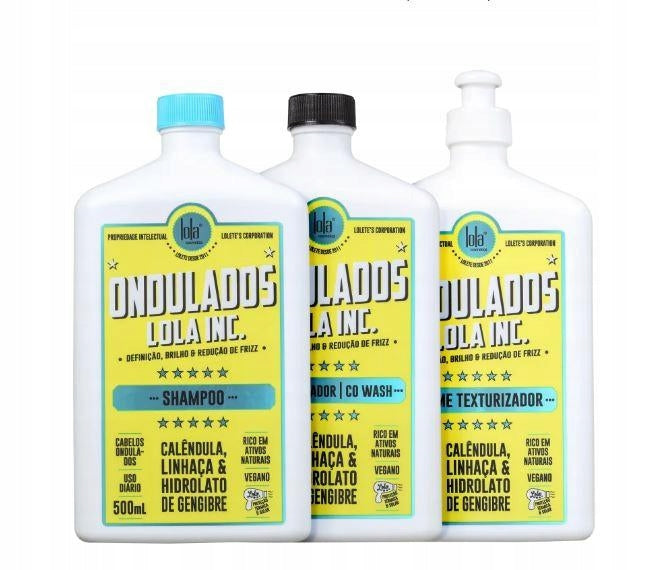 Feuchtigkeitsspendendes Shampoo für welliges Haar Lola Cosmetics Ondulados Lola Inc. Shampoo, 500 ml 